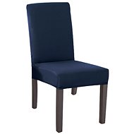APT Universal chair cover Navy - Imitation velvet - Chair Cover