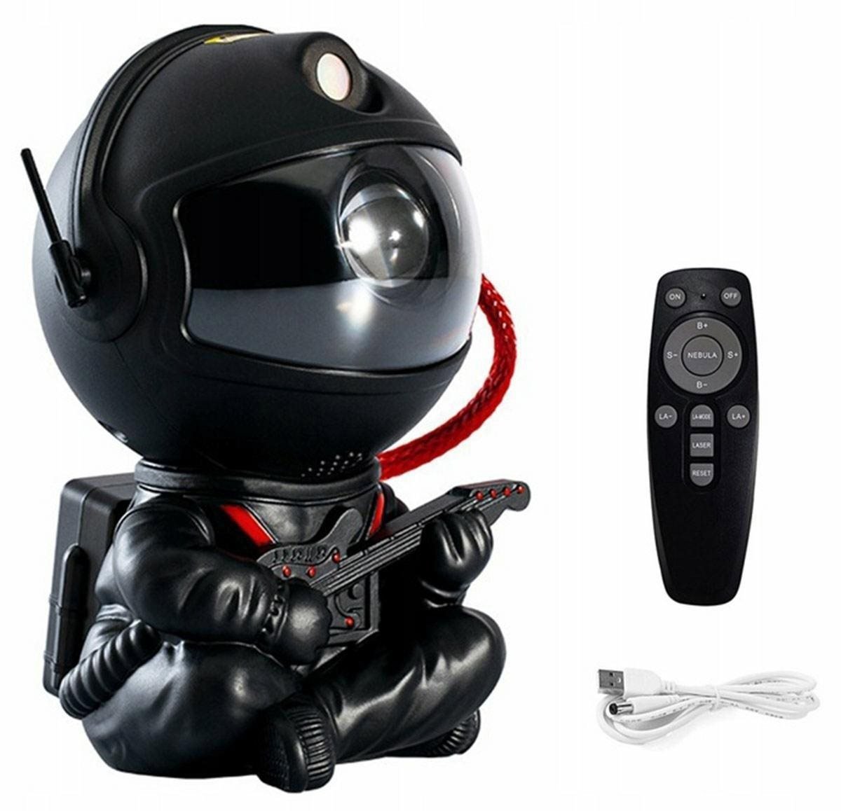 APT AK235E Astronaut night sky projector, remote control, black - Light Projector