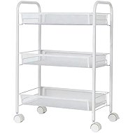 APT AG952A Rolling shelf 64 × 44 × 26 cm, white - Shelving Unit