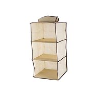 Verk 01333 Hanging organizer with 3 compartments 30×30×60cm beige - Shelving Unit