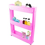APT AG38T Cabinet on wheels 3 shelves pink - Shelving Unit