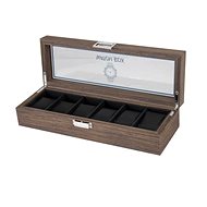 eCa PD140 Case for 6 watches brown - Jewelry Case