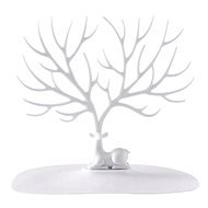 Verk 01779 Strom na šperky plastový biely - Šperkovnica