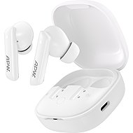 AlzaPower Boost PRO ANC, fehér - Vezeték nélküli fül-/fejhallgató