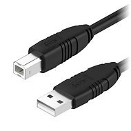 AlzaPower LinkCore USB-A to USB-B 3m čierny - Dátový kábel