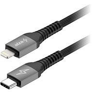 AlzaPower AluCore USB-C to Lightning (C94) Ultra Durable 1m sötétszürke - Adatkábel