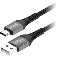 AlzaPower AluCore USB-A to USB-C 2.0 Ultra Durable 2m sötétszürke - Adatkábel
