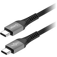 AlzaPower AluCore USB-C to USB-C 2.0 100W Ultra Durable 1m sötétszürke - Adatkábel