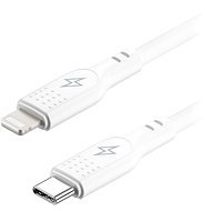 AlzaPower SilkCore USB-C to Lightning MFi, 2m bílý - Data Cable