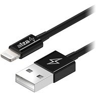 AlzaPower Core USB-A to Lightning MFi (C189) 0.5m, fekete - Adatkábel