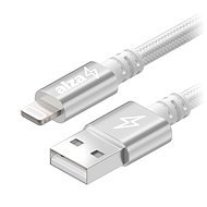 AlzaPower AluCore USB-A to Lightning MFi (C189) 3m, ezüst - Adatkábel