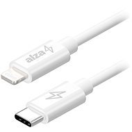 AlzaPower Core USB-C to Lightning MFi 0,5m, fehér - Adatkábel