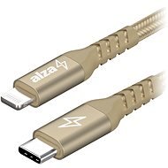 AlzaPower Alucore USB-C to Lightning MFi 0,5 m zlatý - Dátový kábel