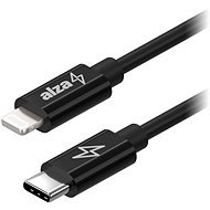 AlzaPower Core USB-C to Lightning MFi 3m, fekete - Adatkábel