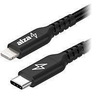 AlzaPower AluCore USB-C to Lightning MFi 0,5m, fekete - Adatkábel