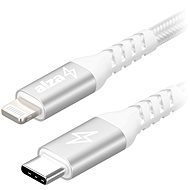 AlzaPower AluCore USB-C to Lightning MFi 0,5 m strieborný - Dátový kábel
