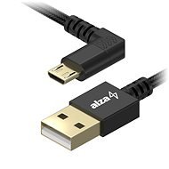 AlzaPower AluCore Micro USB D90 1m Black - Data Cable