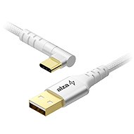 AlzaPower 90AluCore USB-A to USB-C 2.0, 1m - silver - Data Cable
