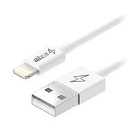 AlzaPower Core Lightning 1m White - Data Cable