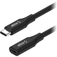 AlzaPower Core USB-C (M) to USB-C (F) 3.2 Gen 1, 0.5m čierny - Dátový kábel