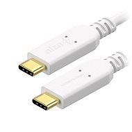 AlzaPower Core USB-C to USB-C 3.2 Gen 1 100W 1m biely - Dátový kábel