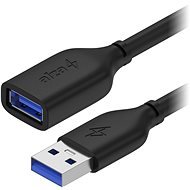 AlzaPower Core USB-A (M) to USB-A (F) 3.0 1m čierny - Dátový kábel