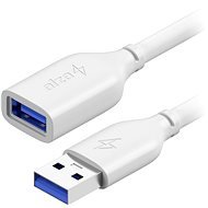 AlzaPower Core USB-A (M) to USB-A (F) 3.0, 0.5 m biely - Dátový kábel