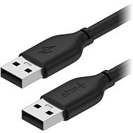 AlzaPower Core USB-A (M) to USB-A (M) 2.0, 0,5m, fekete - Adatkábel