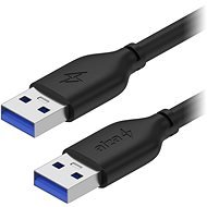 AlzaPower Core USB-A to USB-A 3.2 Gen 1 0.5m, fekete - Adatkábel
