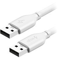 AlzaPower Core USB-A (M) to USB-A (M) 2.0, 0.5 m biely - Dátový kábel