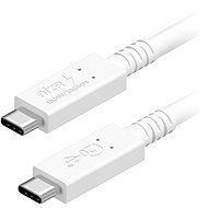 AlzaPower Core USB-C to USB-C USB4 100W 0.5m White - Data Cable