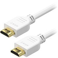 AlzaPower Core HDMI 1.4 High Speed 4K, 0.5m, White - Video Cable