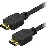 AlzaPower Core HDMI 1.4 High Speed 4K, 10m, Black - Video Cable