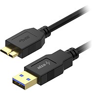 AlzaPower Core USB-A (M) to MicroUSB-B 3.2 Gen 1, 1m - black - Data Cable