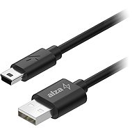 AlzaPower Core USB-A (M) to MiniUSB 1m - black - Data Cable
