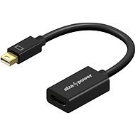 AlzaPower Core Mini DisplayPort (M) to HDMI (F) 4K 30Hz schwarz - Adapter