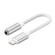 AlzaPower Lightning Mfi (M) to 3.5mm Jack (F) 0.1m Silver - Adapter