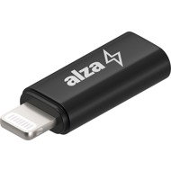 AlzaPower USB-C (F) to Lightning MFi (M) - black - Adapter