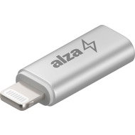 AlzaPower USB-C (F) to Lightning MFi (M) - silver - Adapter