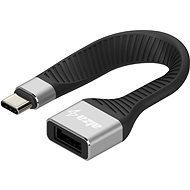 AlzaPower FlexCore USB-C 3.2 Gen 2 (M) to USB-A (F) fekete - Átalakító