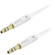 AlzaPower FlatCore Audio 3.5mm Jack (M) to 3.5mm Jack (M) 0.5m white - AUX Cable