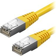 AlzaPower Patch CAT5E FTP 0,5 m, sárga - Hálózati kábel