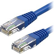 AlzaPower Patch CAT5E UTP 1 m modrý - Sieťový kábel