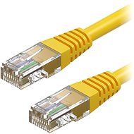 AlzaPower Patch CAT5E UTP 0.5m Yellow - Ethernet Cable