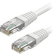 AlzaPower Patch CAT5E UTP 0,5m, fehér - Hálózati kábel
