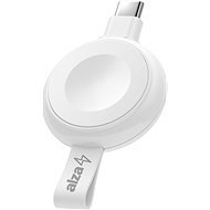 AlzaPower Wireless MFi Watch charger 120 USB-C - fehér - Okosóra töltő