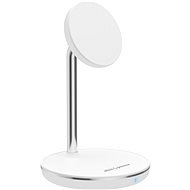AlzaPower WFA125 PureCharge 2in1 MFM Dock white - Wireless Charger