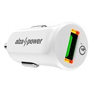 AlzaPower Car Charger X310 Quick Charge 3.0 - fehér - Autós töltő