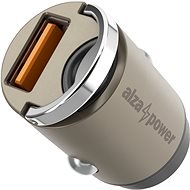 AlzaPower Car Charger M110 Fast Charge Mini Silver - Car Charger