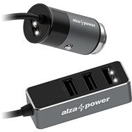 AlzaPower Car Charger X540 Multi Charge, Grey - Car Charger